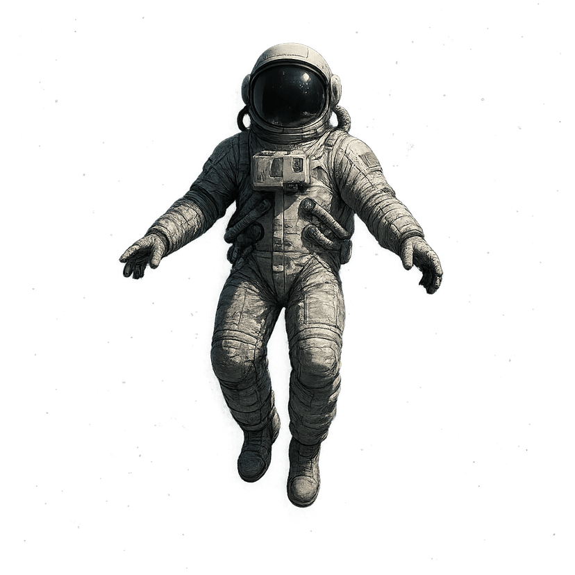 Floating astronaut
